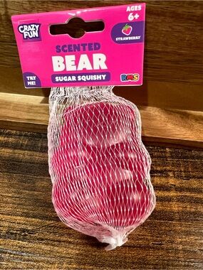 ❤️ RMS Crazy Fun Strawberry Scented Capybara Sugar Squishy - ❤️ Red 🍓
